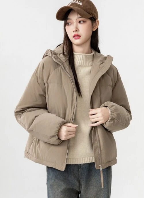 New Winter Warm Hooded Coat