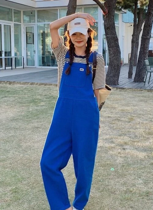 Royal Blue Casual Overall | Rami – BabyMonster