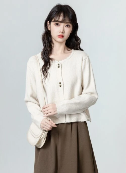 Soft Knit Cardigan Sweater