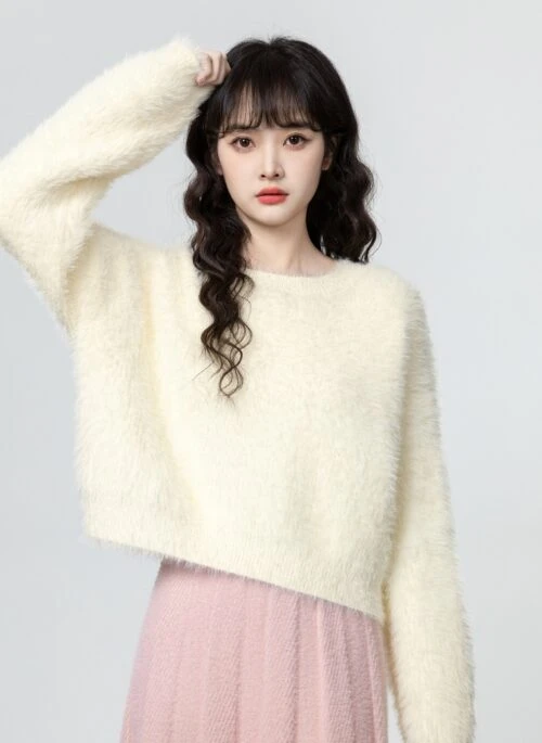 Soft Knit Mohair Sweater