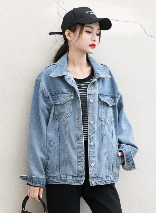 Spring Denim Jacket Casual Style