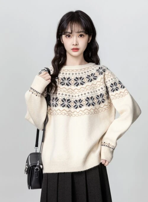 Vintage Fair Isle Knitted Sweater