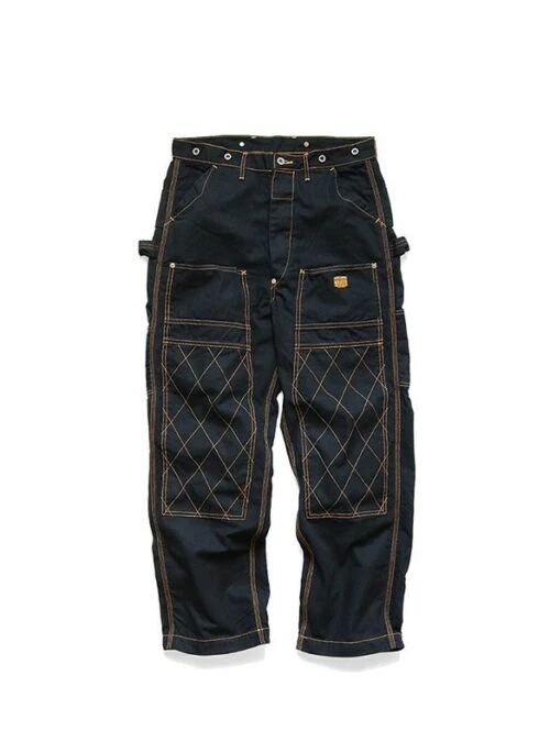 Blue Criss-Cross Stitched Loose Jeans | Youngjae – GOT7