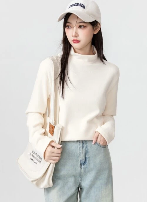 New Soft Knit Long Sleeve Top