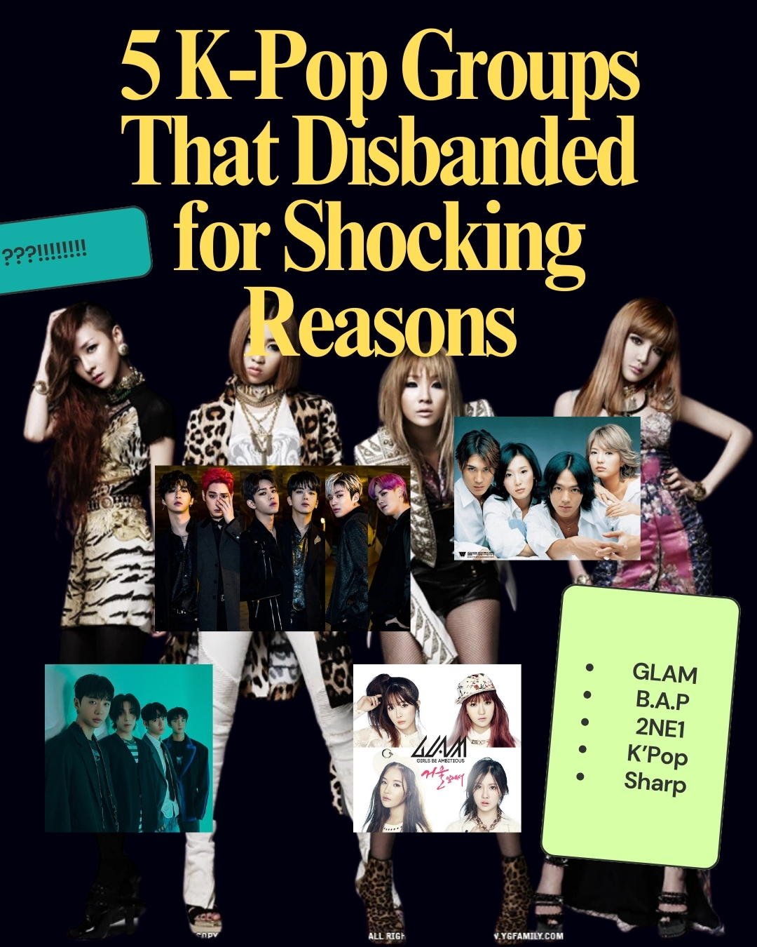 5 K-Pop Groups That Disbanded for Shocking Reasons