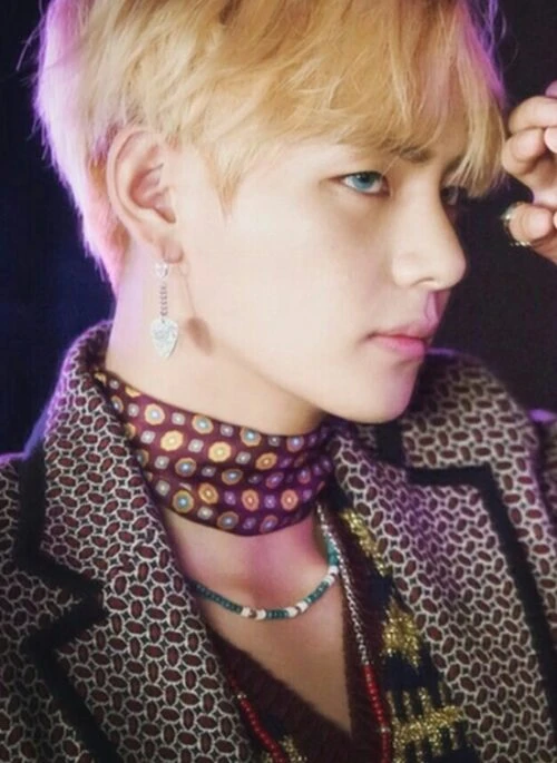 Silver Leaf Tassel Earrings | Taehyung - BTS