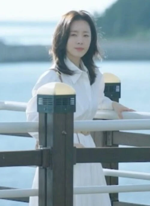 White Elegant Long Sleeves Shirt Dress | Kang Ji Yun – Love Scout