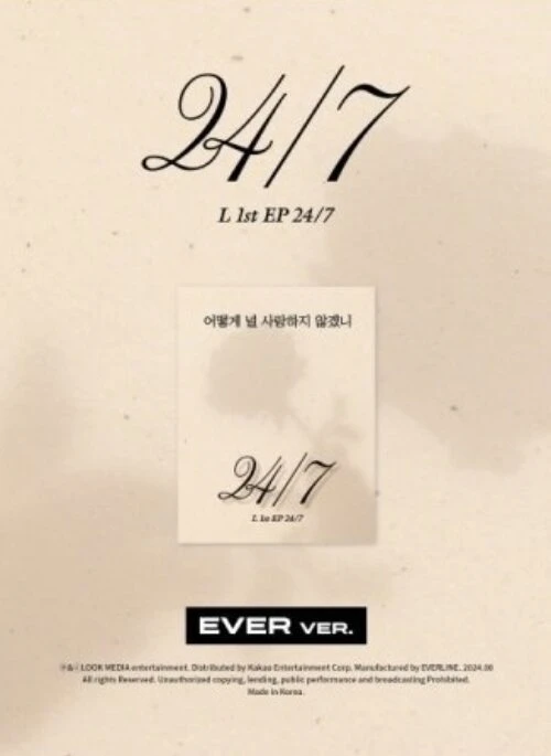 L 1st Mini Album – 24/7 | EVER version