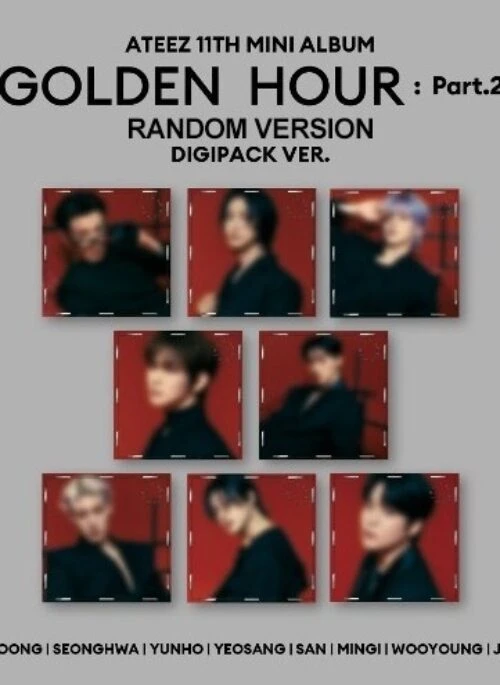 ATEEZ 11th Mini Album – GOLDEN HOUR : Part.2 | Digipack, Random version