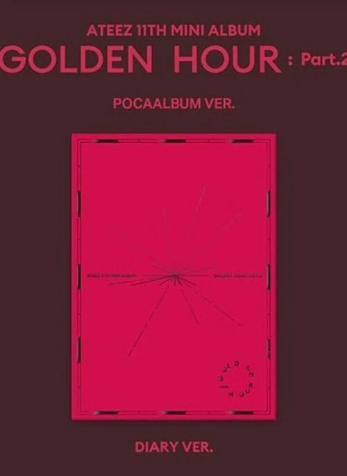 ATEEZ 11th Mini Album – GOLDEN HOUR : Part.2 | POCA Album, Diary version