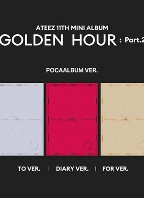 ATEEZ 11th Mini Album – GOLDEN HOUR : Part.2 | POCA Album, Set version