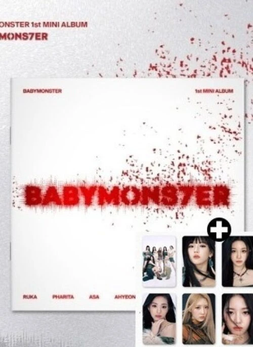 BABYMONSTER 1st Mini Album – BABYMONS7ER | Photobook, Photocard Set