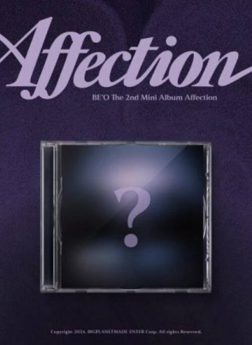 BE’O 2nd Mini Album – Affection | Jewel Case