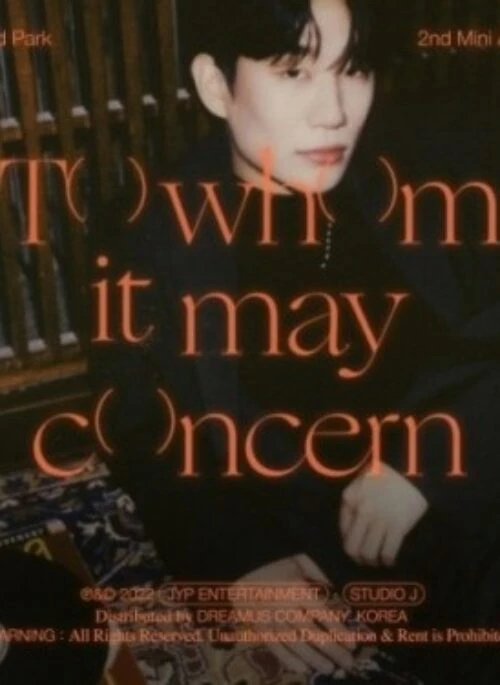 Bernard Park 2nd Mini Album – To whom it may concern