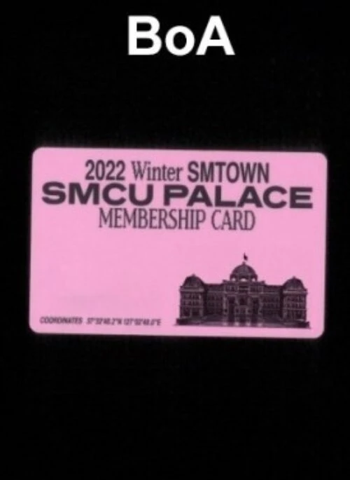 BoA – 2022 WINTER SMTOWN: SMCU PALACE | Smart Album, Membership Card version