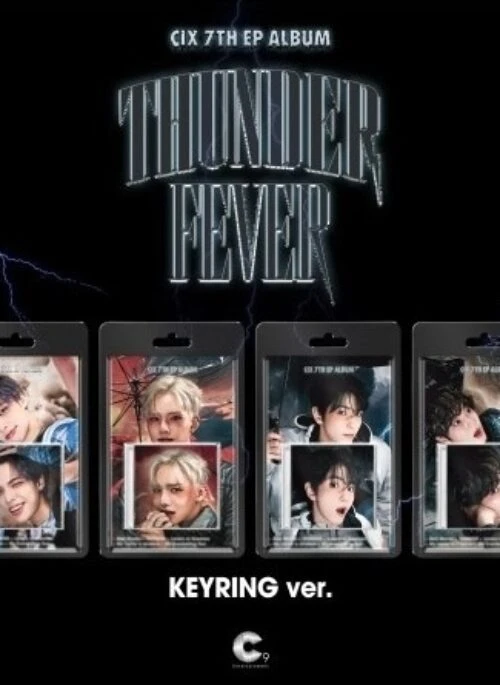 CIX 7th Mini Album – THUNDER FEVER | Keyring Album, Random version