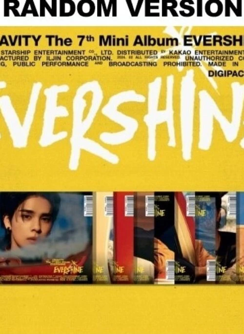 CRAVITY 7th Mini Album – EVERSHINE | Digipack, Random version