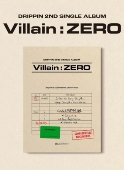 DRIPPIN 2nd Single Album – Villain : ZERO | B version