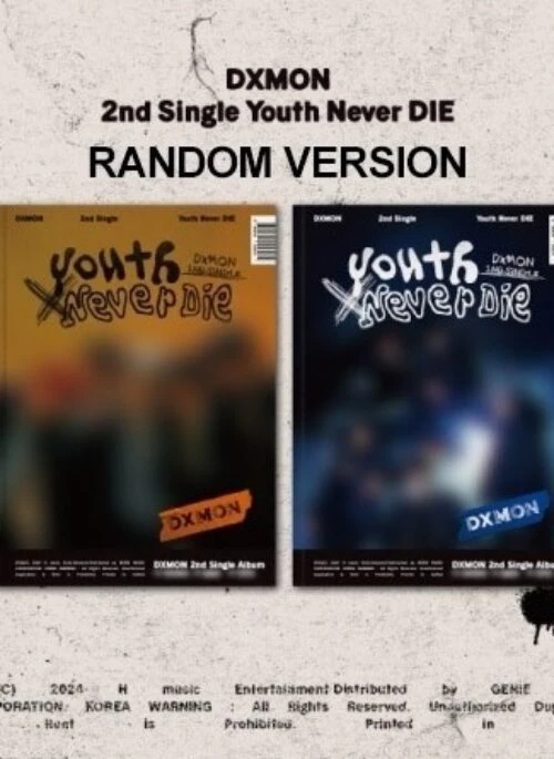 DXMON 2nd Single Album – Youth Never DIE | Random version