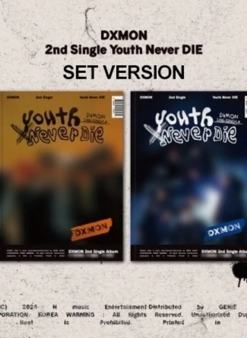 DXMON 2nd Single Album – Youth Never DIE | Set version