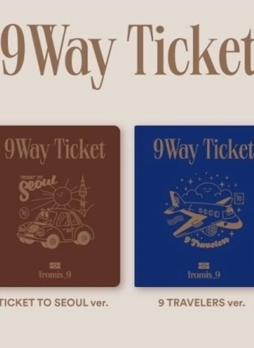 Fromis_9 2nd Single Album – 9 WAY TICKET | Random version