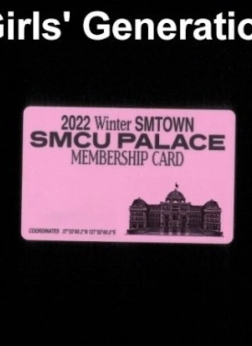 GIRLS GENERATION – 2022 WINTER SMTOWN: SMCU PALACE | Smart Album, Membership Card version