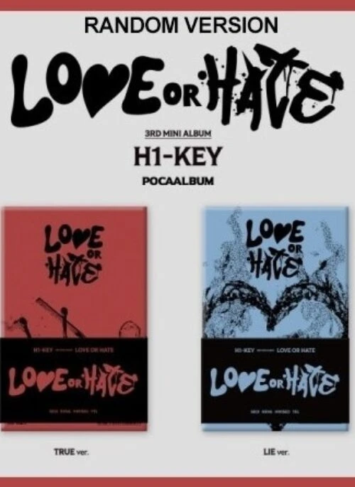 H1-KEY 3rd Mini Album – LOVE or HATE | POCA, Random version