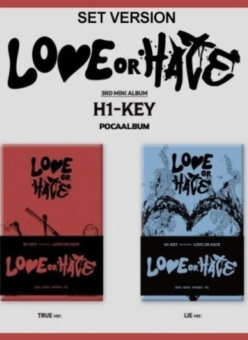 H1-KEY 3rd Mini Album – LOVE or HATE | POCA, Set version