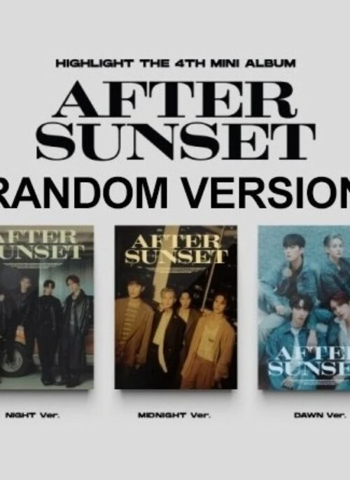 Highlight 4th Mini Album – AFTER SUNSET | Random version