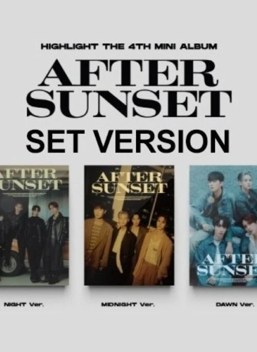 Highlight 4th Mini Album – AFTER SUNSET | Set version