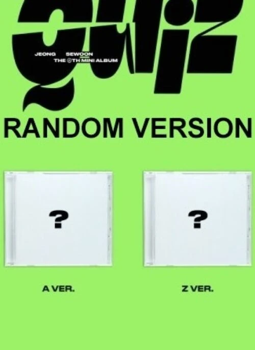 JEONG SEWOON 6th Mini Album – QUIZ | Jewel, Random version