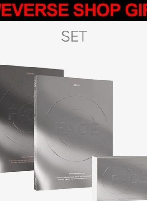 JIMIN Solo Album – FACE | Photobook, Weverse Albums, 3EA Set version