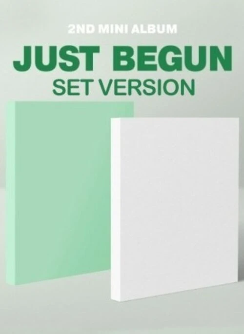 JUST B 2nd Mini Album – JUST BEGUN | Set, Green + White version