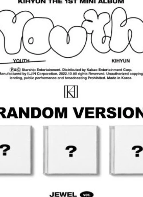 KIHYUN 1st Mini Album – YOUTH | Jewel Case, Random version