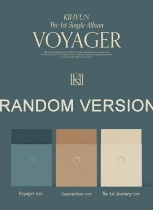 KIHYUN 1st Single Album – VOYAGER | Random version