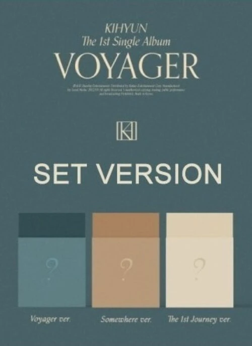 KIHYUN 1st Single Album – VOYAGER | Set version