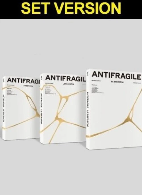 LE SSERAFIM 2nd Mini Album – ANTIFRAGILE | Repackage Album, Set version