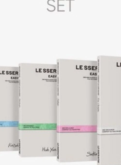 LE SSERAFIM 3rd Mini Album – EASY | Compact, Set version