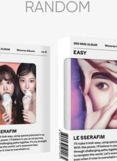 LE SSERAFIM 3rd Mini Album – EASY | Weverse Albums, Random version