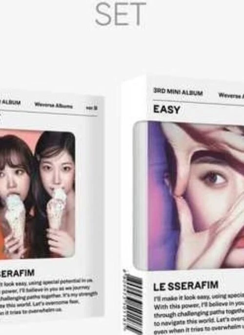 LE SSERAFIM 3rd Mini Album – EASY | Weverse Albums, Set version