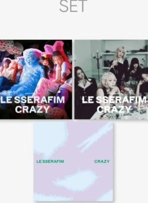 LE SSERAFIM 3rd Single Album – CRAZY | Japanese Edition, Set version