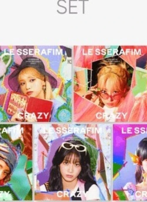 LE SSERAFIM 3rd Single Album – CRAZY | Japanese Edition, Solo Jacket, Set version