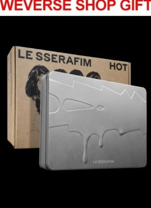 LE SSERAFIM 5th Mini Album – HOT | Weverse Shop Gift, Tin Case version