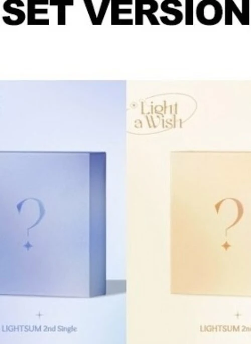 LIGHTSUM 2nd Single Album – Light a Wish | Set version