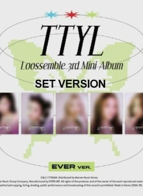 Loossemble 3rd Mini Album – TTYL | 5EVER Music Album, Set version