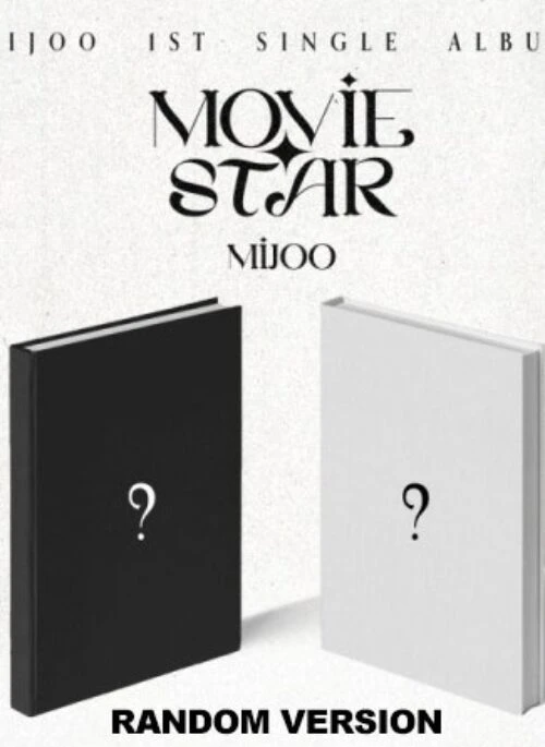 MIJOO 1st Single Album – Movie Star | Random version