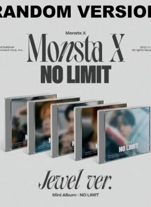 MONSTA X 10th Mini Album – NO LIMIT | Jewel Case, Random version