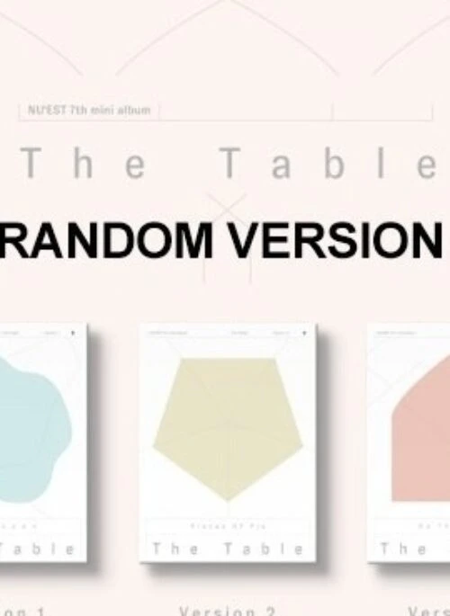 NU’EST 7th Mini Album – The Table | Random version