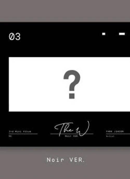 PARK JIHOON 3rd Mini Album – The W | Noir version