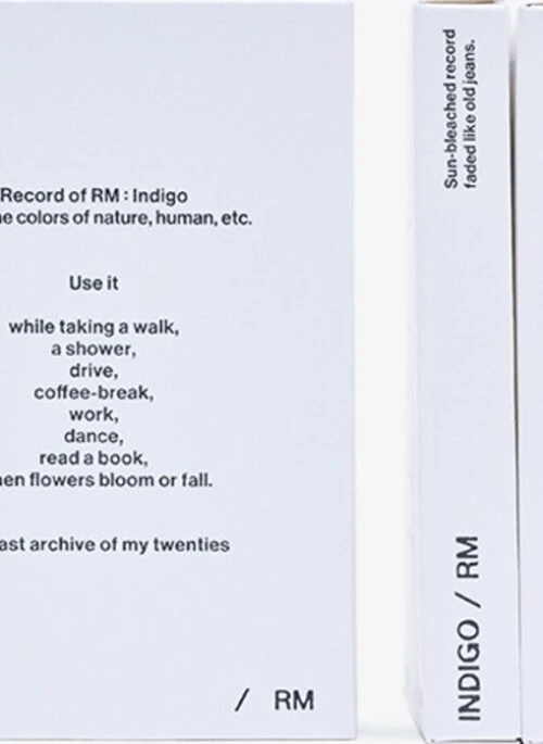 RM Solo Album – Indigo | Weverse, Postcard edition